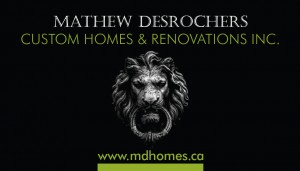 MD Homes brand identity.