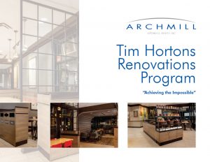 Archmill Tim Hortons brochure.