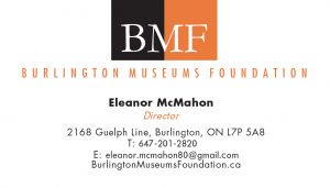 Burlington Museums Foundation brand identity.