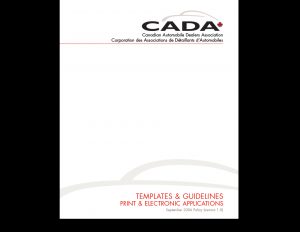 CADA Brand Templates 80-page guide.