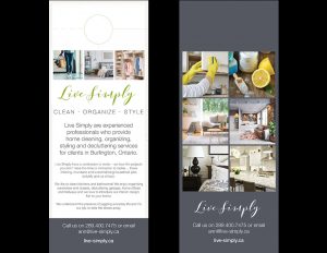 Live Simply Door Hanger.