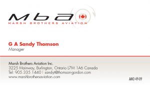 Marsh Brothers Aviation brand identity.