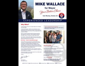 Wallace for Mayor direct mail.