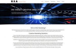 RSA Marketing website