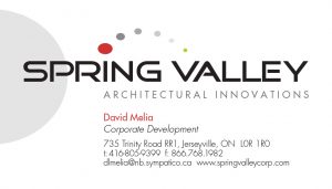 Spring Valley Architectural Innovations brand identity.