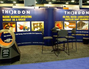 Thordon tradeshow booth.