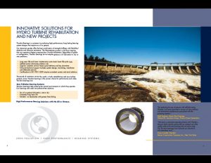 Thordon Hydro-Turbine Bearings brochure inside.