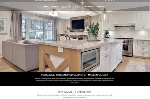 Exquisite Cabinetry custom design, manufacture and install Euro-style modern cabinets in Canada