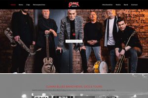 Climax Blues Band website landing page